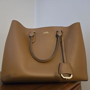 Lauren Ralph Lauren Leather Tote Bag